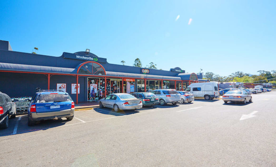 Ari and Sam Herszberg behind Yarra Junction shopping cent...